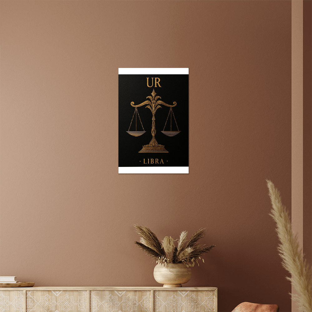 UR Zodiac: Libra Dynasty High Gloss Metal Print