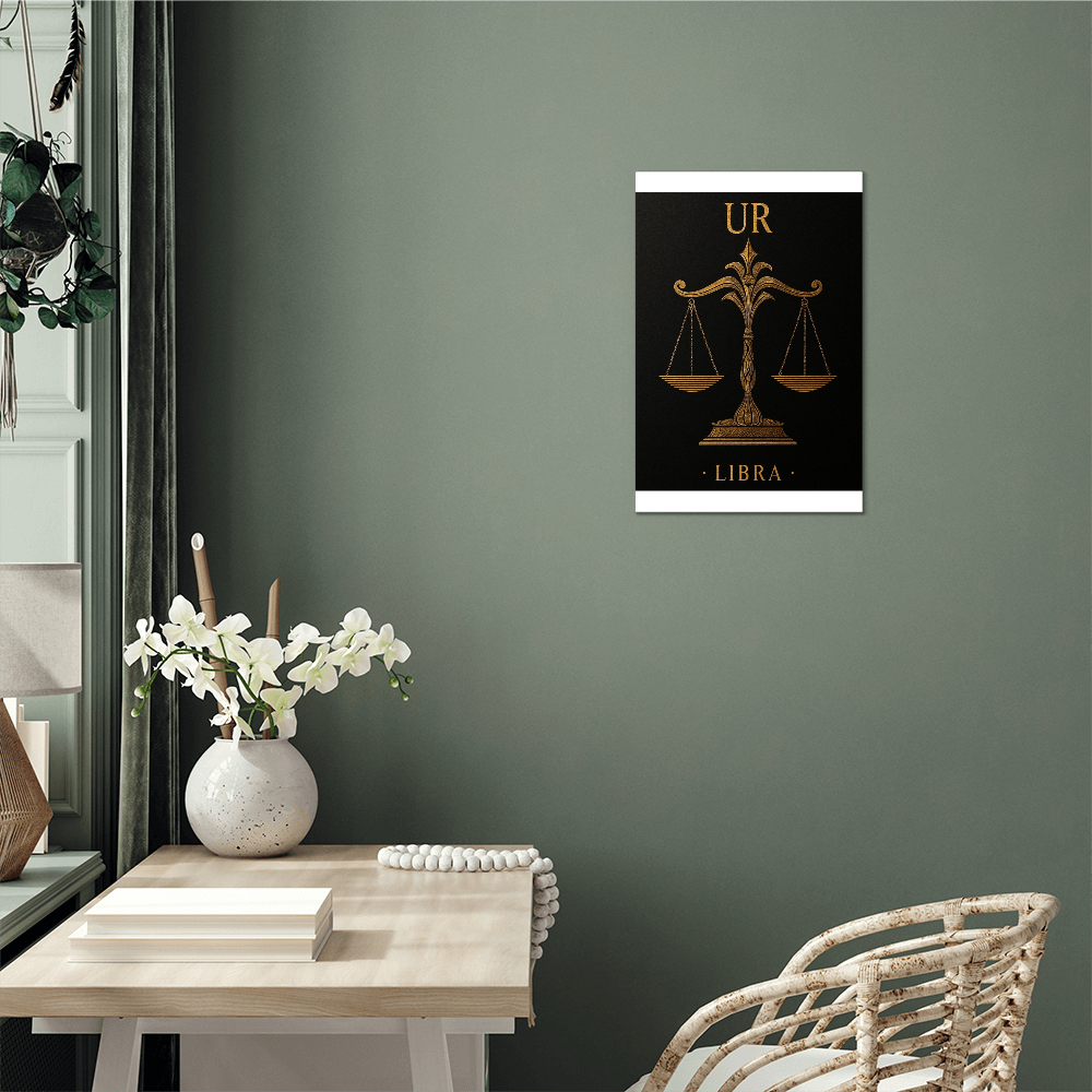 UR Zodiac: Libra Dynasty High Gloss Metal Print