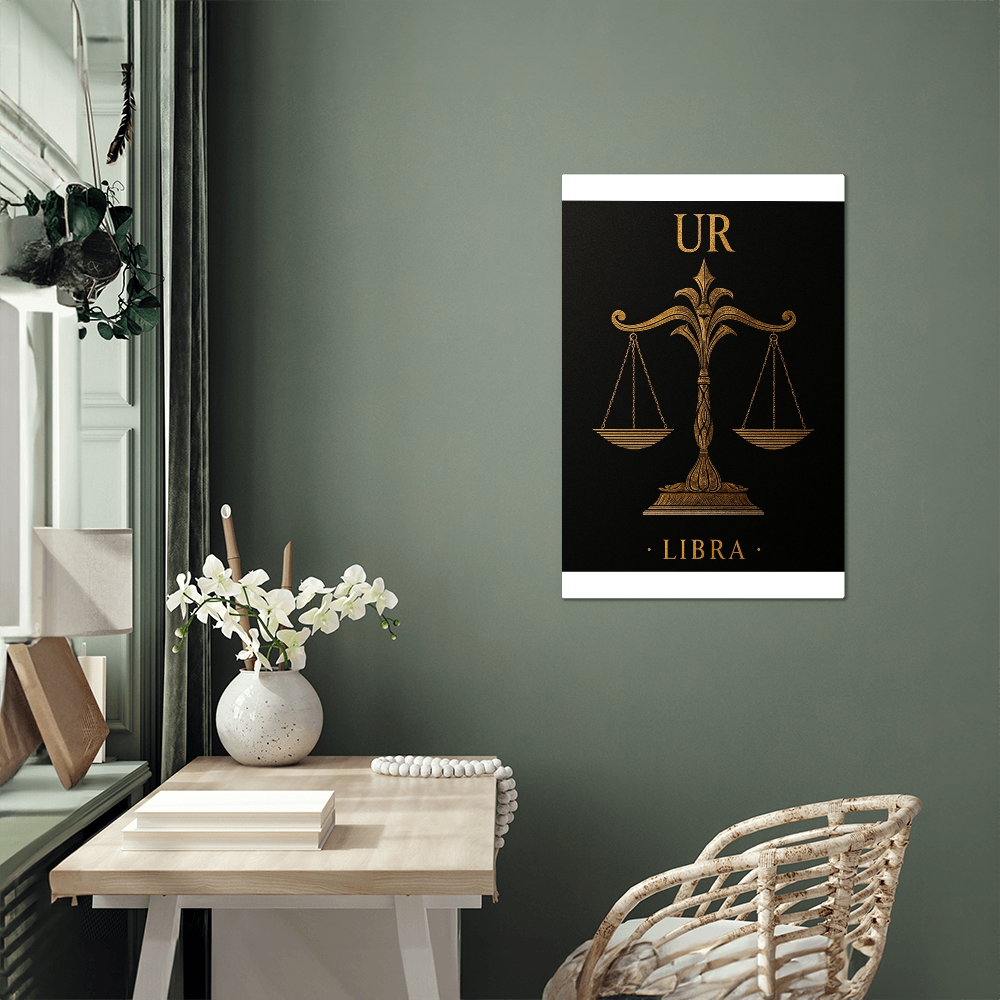 UR Zodiac: Libra Dynasty High Gloss Metal Print