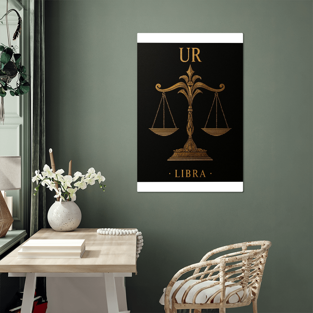 UR Zodiac: Libra Dynasty High Gloss Metal Print