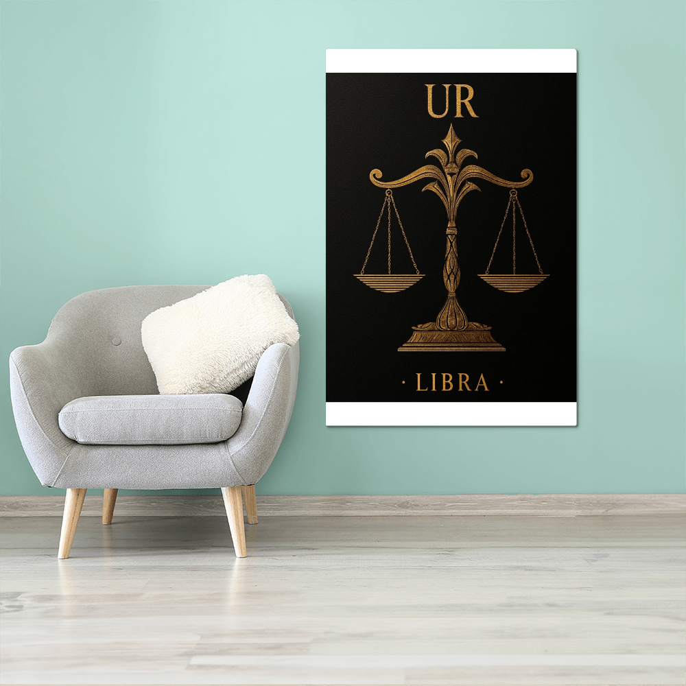 UR Zodiac: Libra Dynasty High Gloss Metal Print